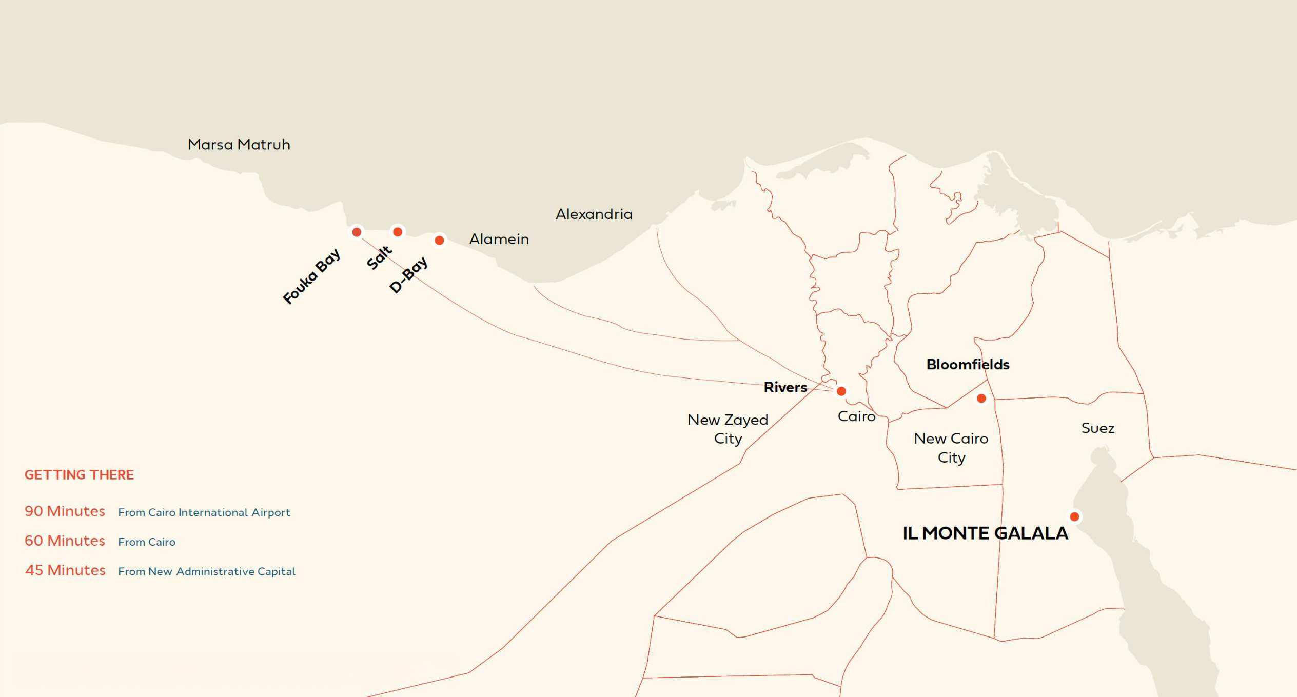IL Monte Galala Location Map